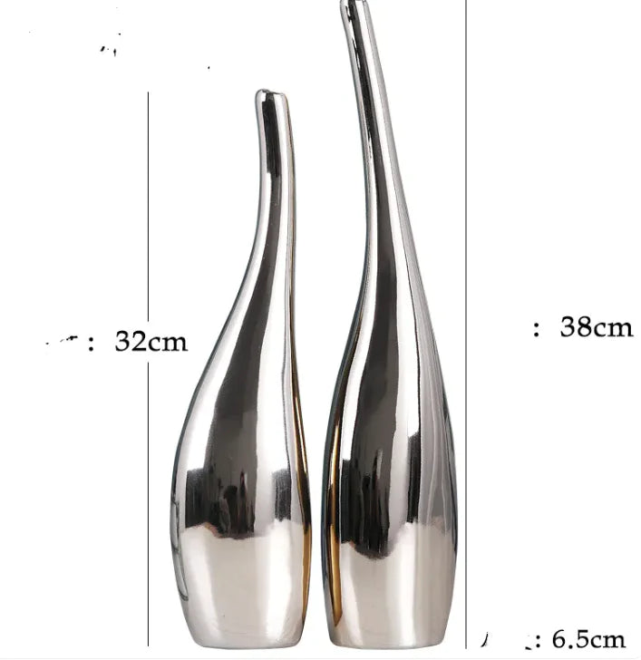Luxe Silhouette Ceramic Vase Collection