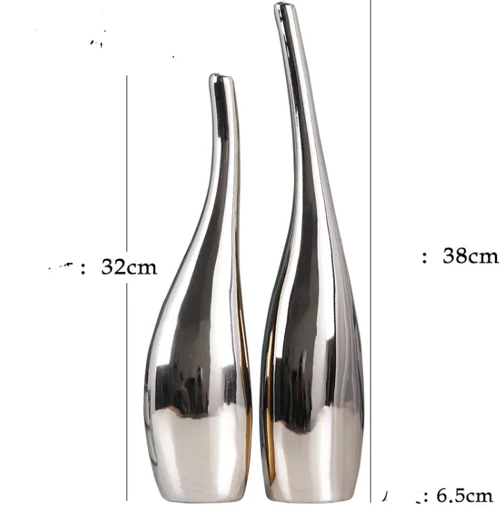 Luxe Silhouette Ceramic Vase Collection