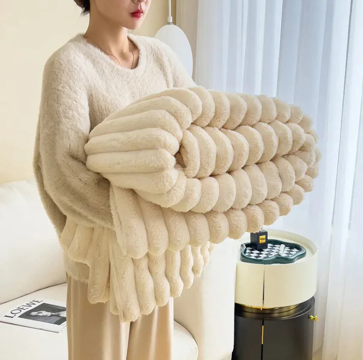 Cloud Soft Heavyweight Flannel Comfort Blanket
