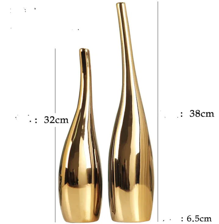 Luxe Silhouette Ceramic Vase Collection