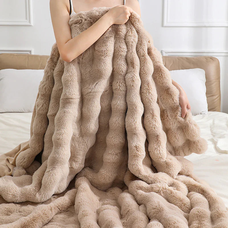 Cozy Luxe Ultra Soft Velvet Throw Blanket