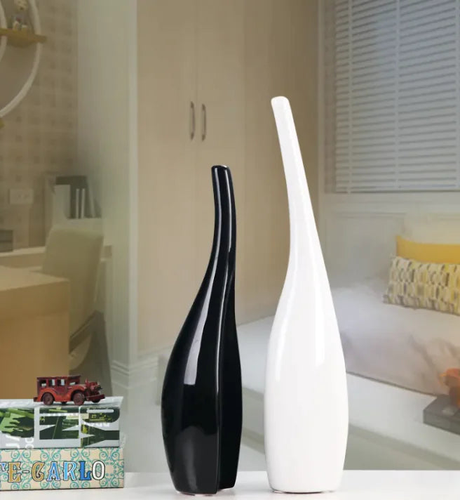 Luxe Silhouette Ceramic Vase Collection