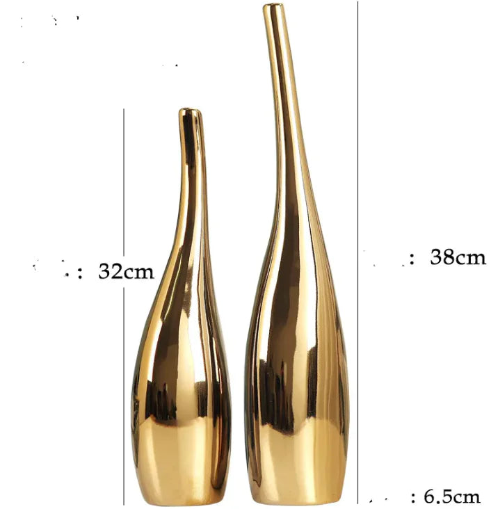 Luxe Silhouette Ceramic Vase Collection