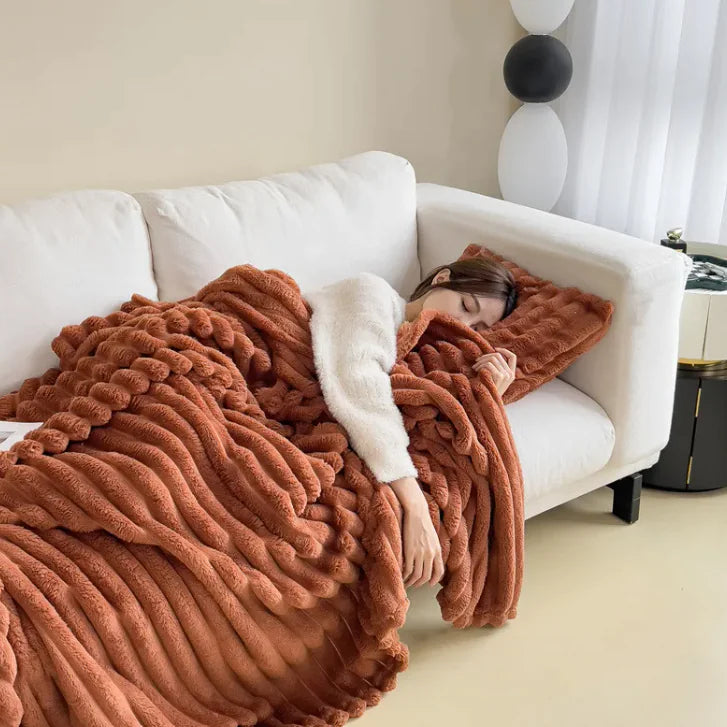 Cloud Soft Heavyweight Flannel Comfort Blanket