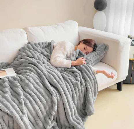 Cloud Soft Heavyweight Flannel Comfort Blanket