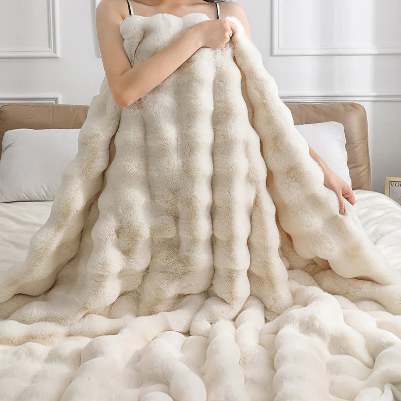 Cozy Luxe Ultra Soft Velvet Throw Blanket