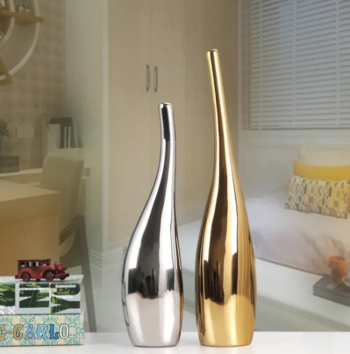 Luxe Silhouette Ceramic Vase Collection