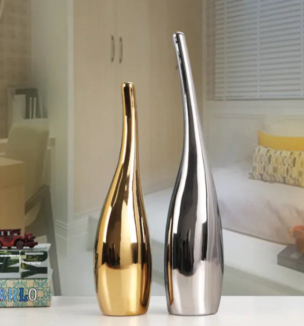 Luxe Silhouette Ceramic Vase Collection