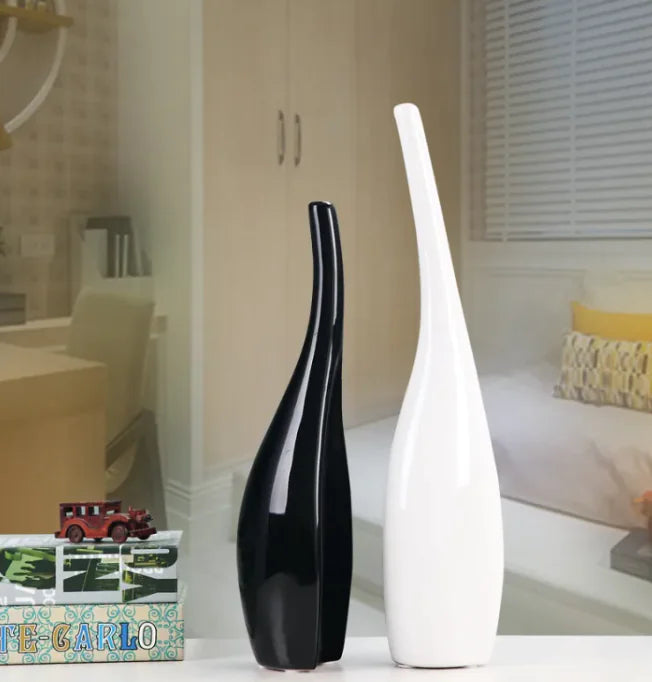 Luxe Silhouette Ceramic Vase Collection