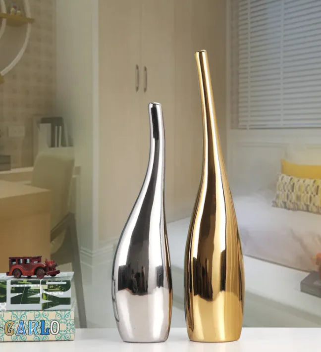 Luxe Silhouette Ceramic Vase Collection